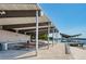 Covered picnic tables overlooking the lake at 3201 Belmore Rd, Tampa, FL 33618