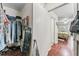 Walk-in closet with ample hanging and shelving space at 3406 Waterbridge Dr, Tampa, FL 33618