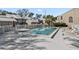 Refreshing community pool with ample lounge chairs at 3406 Waterbridge Dr, Tampa, FL 33618