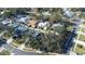 Aerial view of houses and community at 354 Ixora Dr, Palm Harbor, FL 34684