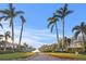 Landscaped entrance to the community with a scenic waterway view at 4811 Culbreath Isles Rd, Tampa, FL 33629