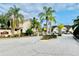 Community entrance with palm trees and signage at 5010 Cactus Needle Ln, Wesley Chapel, FL 33544