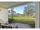 Private patio overlooking golf course and community at 6085 Bahia Del Mar Blvd # 105, St Petersburg, FL 33715