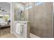 Spa-like bathroom with a large shower and modern fixtures at 6210 Nikki Ln, Odessa, FL 33556