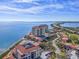 Aerial view of waterfront community at 6322 Palma Del Mar S Blvd # 1001, St Petersburg, FL 33715