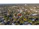 Aerial view showing home's location in a residential neighborhood at 6327 Emerson S Ave, St Petersburg, FL 33707