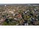 Aerial view showing home's location in a residential neighborhood at 6327 Emerson S Ave, St Petersburg, FL 33707