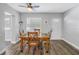 Charming dining room featuring a wooden table and four chairs at 6327 Emerson S Ave, St Petersburg, FL 33707