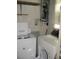 Laundry area with washer, dryer, and electrical panel at 6720 Hibiscus S Ave, South Pasadena, FL 33707