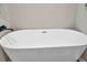 Freestanding oval bathtub with modern, sleek faucet at 717 Carolina Ave, Tarpon Springs, FL 34689