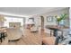 Relaxing living room with hardwood floors and neutral colors at 717 Carolina Ave, Tarpon Springs, FL 34689