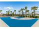 Outdoor community basketball court with blue surface at 732 Ocean Spray Dr, Ruskin, FL 33570