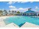 Large community pool with a shallow area for  at 732 Ocean Spray Dr, Ruskin, FL 33570