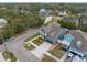 Aerial view of house and surrounding neighborhood at 7602 S Desoto St, Tampa, FL 33616