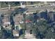 Aerial view showing home location and neighborhood at 814 W Amelia Ave, Tampa, FL 33602