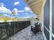 Enjoy this relaxing patio with views of the community at 8229 Eagles Park N Dr, St Petersburg, FL 33709