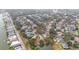 Aerial view of large community near canal at 8419 Quarter Horse Dr, Riverview, FL 33578