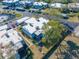 Aerial view of building, highlighting its location and surroundings at 14525 Catalina Cir, Seminole, FL 33776