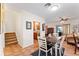 Dining room with a table, chairs, and view of the kitchen at 14935 Skip Jack Loop # 106, Lakewood Ranch, FL 34202