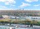 Aerial view of condo, showing city skyline in distance at 1950 58Th N Ave # 9, St Petersburg, FL 33714