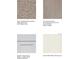 Selection of flooring, cabinetry, and countertop samples for the new home at 2093 Hallier Cv, Wesley Chapel, FL 33543