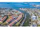 Aerial view of condo community by the waterfront at 2372 Hanover Dr, Dunedin, FL 34698