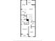 Second floor plan with primary bedroom, kitchen, and balcony at 2372 Hanover Dr, Dunedin, FL 34698