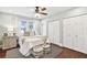 Spacious bedroom with a queen-size bed and built-in closets at 2751 2Nd S Ave, St Petersburg, FL 33712