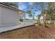 Landscaped backyard with pool and partial home view at 2826 Kavalier Dr, Palm Harbor, FL 34684