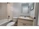 Bathroom with tub, toilet and vanity at 3101 E 23Rd Ave, Tampa, FL 33605