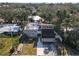 Aerial view showcasing home's layout and lot size at 4408 W Leona St, Tampa, FL 33629