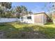 Large backyard with white vinyl fence at 4408 W Leona St, Tampa, FL 33629