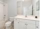 Clean bathroom with white vanity and bathtub at 5004 Brickell Park Cv, Bradenton, FL 34211