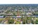 Aerial view showing home's location in residential neighborhood at 6170 7Th N Ave, St Petersburg, FL 33710