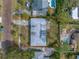 Bird's eye view of a single Gathering home and surrounding neighborhood at 6170 7Th N Ave, St Petersburg, FL 33710