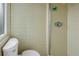 Small bathroom with shower and toilet at 6170 7Th N Ave, St Petersburg, FL 33710