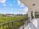 Private balcony with scenic views of lush landscape at 134 Mariner Dr # 134, Tarpon Springs, FL 34689