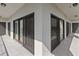 Corner balcony with sliding glass doors and view at 134 Mariner Dr # 134, Tarpon Springs, FL 34689