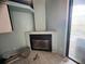 Corner fireplace in living room at 1530 Davenport Dr, New Port Richey, FL 34655