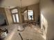 Living room with tiled floors and a fireplace at 1530 Davenport Dr, New Port Richey, FL 34655