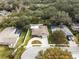 Aerial view showing house, pool, and surrounding neighborhood at 1903 Oro Ct, Clearwater, FL 33764