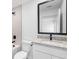 Modern bathroom with granite vanity, updated fixtures, and tile shower at 29603 Fedora Cir, Brooksville, FL 34602