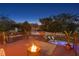 Inviting rooftop deck with a fire pit and views of the pool at 403 Weeburn Rd, Temple Terrace, FL 33617