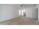 Spacious bedroom with ceiling fan and window blinds at 4726 Windflower Cir, Tampa, FL 33624