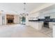 Spacious living room with fireplace and pool access at 4726 Windflower Cir, Tampa, FL 33624