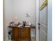 Charming coffee bar area with a decorative sign and a convenient spot for your morning brew at 4748 Ballast Crest Cv, Land O Lakes, FL 34638