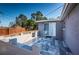 Back patio with light gray pavers and light gray perimeter walls at 5405 Golden Nugget Dr, Holiday, FL 34690