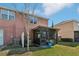 Screened patio with seating area, offering a relaxing outdoor space at 7069 Towne Lake Rd, Riverview, FL 33578