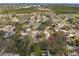 A charming neighborhood is highlighted in this aerial view at 738 59Th Ne Ave, St Petersburg, FL 33703