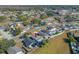 Aerial view of house and neighborhood at 11045 Springridge Dr, Tampa, FL 33624